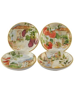 Set Of 4 Piazzette Soup/Pasta Bowl Home