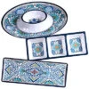 Melamine Talavera 3pc Hostess Set Home