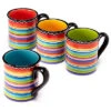 Tequila Sunrise Set Of 4 Mugs Home