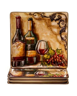 Tuscan View Set Of Four 10.75in Dinner Plates Home