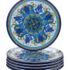 Melamine Set Of 6 Lucca Salad Plates Home