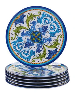 Melamine Set Of 6 Lucca Dinner Plates Home