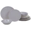 Melamine Cream 12pc Dinnerware Set Home