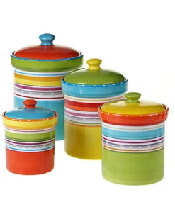 Mariachi 4pc Canister Set Home