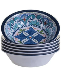 Melamine Talavera 22oz Set Of 6 All Purpose Bowl Home