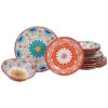 Melamine Vera Cruz 12pc Dinnerware Set Home