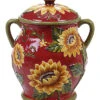 Sunset Sunflower 116oz Biscuit Jar Home
