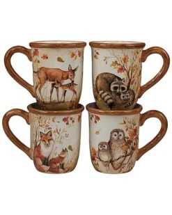 Pine Forest Set Of 4 Mug Home