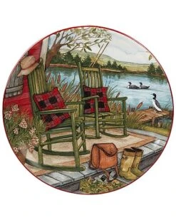 Lake Retreat Set Of 4 Dessert Plate Home -Certified International Shop 3050001131 RLLD 3