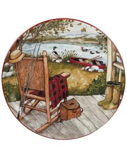 Lake Retreat Set Of 4 Dessert Plate Home -Certified International Shop 3050001131 RLLD 4