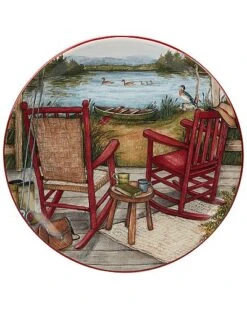 Lake Retreat Set Of 4 Dessert Plate Home -Certified International Shop 3050001131 RLLD 5