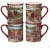 Lake Retreat Set Of 4 Mug Home