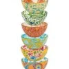 Damask Floral Set Of 6 All Purpose Bowl 6.25" 6 Assorted Home