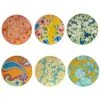 Damask Floral Set Of 6 Salad Plate 6 Assorted Home