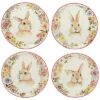 Easter Garden Dessert Plates Set Of 4 Home