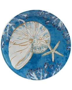 Playa Shells Set Of 4 Dinner Plate Home -Certified International Shop 3050030576 RLLD 3