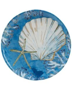 Playa Shells Set Of 4 Dinner Plate Home -Certified International Shop 3050030576 RLLD 5