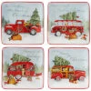 Home For Christmas Set Of 4 Canape Plate