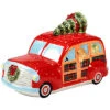 Home For Christmas 3D Truck Cookie Jar