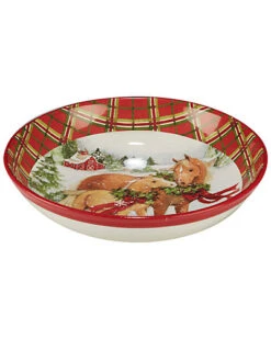 Hristmas On The Farm Serving/Pasta Bowl Home