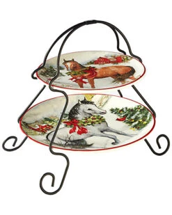 Hristmas On The Farm 2-Tier Server Home