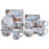 Winter's Lodge 16pc Dinnerware Set Home
