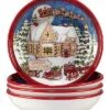 Santa's Workshop Set Of 4 Soup Bowl Home