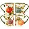 Autumn Harvest Set Of 4 Mugs Home