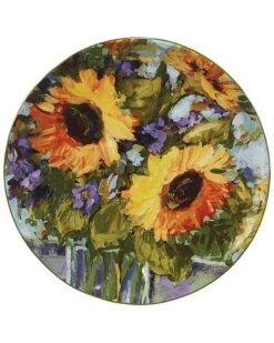 Sunflower Bouquet Salad Plates (Set Of 4) Home -Certified International Shop 3050147949 RLLD 3