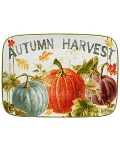 Autumn Harvest Rectangular Platter Home