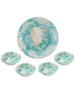 Spired Coast 5pc Salad/Serving Set Home