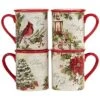 Silent Night Set Of 4 Mugs Home