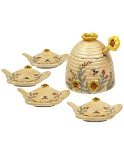Bee Sweet 3-D Honey Pot With 4 Tea Bags Home