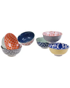 Melamine Ceramic Soho Set Of 6 Bowls Home