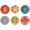 Francesca Set Of 6 Canape Plates Home