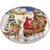 Santa's Workshop Oval Platter Home