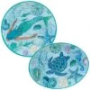 Serene Seas 2pc Platter Set Home