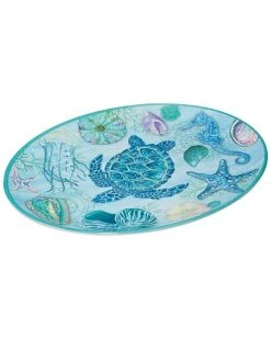 Serene Seas 2pc Platter Set Home -Certified International Shop 3050254566 RLLD 3