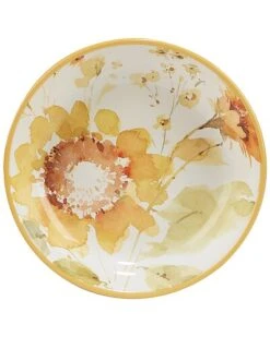 Sunflowers Forever Set Of 4 Soup/Pasta Bowls Home -Certified International Shop 3050283905 RLLD 3