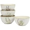 Fresh Herbs Set Of 4 Ice Cream Bowls Home