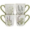 Fresh Herbs Set Of 4 Mugs Home