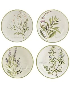 Fresh Herbs Set Of 4 Soup/Pasta Bowls Home