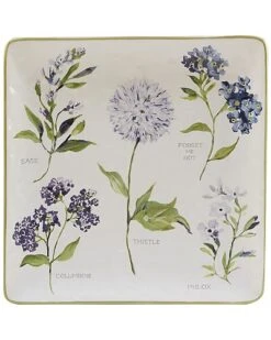 Fresh Herbs Square Platter Home