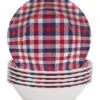 Patriotic Plaid All Purpose Bowls (Set Of 6) Home