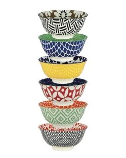 Melamine Soho Set Of 6 Bowls Home