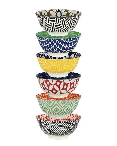 Melamine Soho Set Of 6 Bowls Home 1 Melamine Soho Set Of 6 Bowls Home