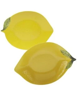 Melamine 3D Lemon Serving Set Home