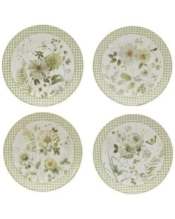 Green Fields Dinner Plates (Set Of 4) Home