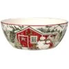 Snowman's Farmhouse Deep Bowl Home