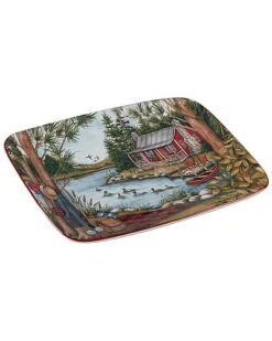 Lake Retreat Rectangular Platter Home